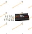 Caja 10 Unidades Lampara T10  W3W Sin Casquillo 12v 3W