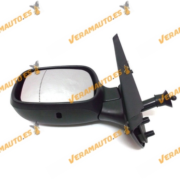 Rear view Mirror Renault Kangoo from 2000 to 2007 and Nissan Kubistar Mechanical Black Left