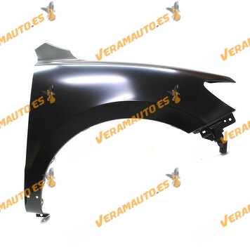 Aleta Hyundai Santa Fe 2006 a 2009 Delantera Derecha con Huecos para Moldura Sin Hueco para Piloto Intermitente OEM 66320-0W260