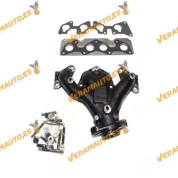 Exhaust manifold Renault and Dacia 1.4 and 1.6 Petrol engines | Includes mounting kit | 7700873358