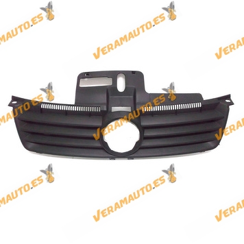 Front Grille Volkswagen Polo from 2001 to 2005 Black without Anagram