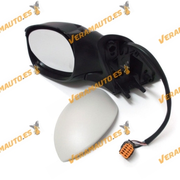 Rear view Mirror Citroen Xsara Picasso from 2004 forward Electric Termic Printed Left