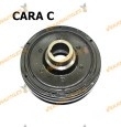 Polea de cigüeñal para motores Mercedes 450 500 W221, C216, R230, X164