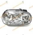 Faro Volkswagen Golf IV Lamparas H7 + H1 1998 Al 2004 Derecho Sin Lupa