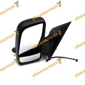 Espejo Retrovisor Mercedes Sprinter Volkswagen Crafter De 2006 a 2017 Izquierdo Electrico Termico y Con Piloto
