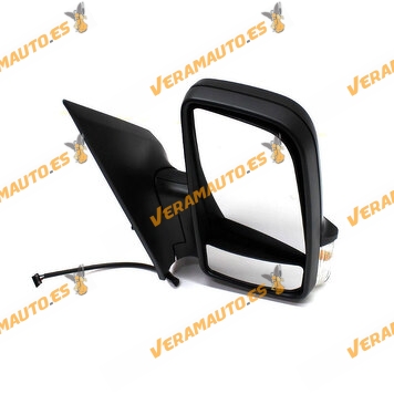 Espejo Retrovisor Mercedes Sprinter Volkswagen Crafter De 2006 a 2017 Derecho Electrico Termico y Con Piloto