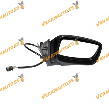 Espejo Retrovisor Volvo 740 y 760 del 1984 al 1992 Electrico Termico 4 Pines Clavija Rectangular Derecho