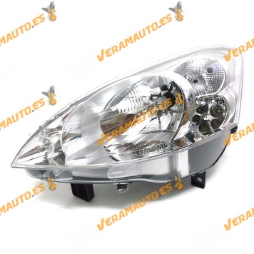 Faro Peugeot Partner Del 2008 Al 2012 Lampara H4 Izquierdo Con Motor Similar 6206k4