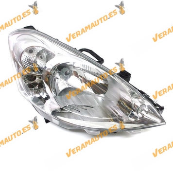 Faro Peugeot Partner Del 2008 Al 2012 Lampara H4 Derecho Con Motor Similar 6208K4