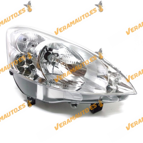 Faro Peugeot Partner Del 2008 Al 2012 Lampara H4 Derecho Con Motor Similar 6208K4