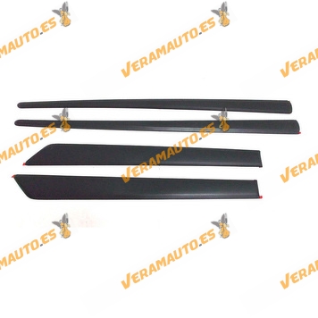 Set of Frames for Doors Ford Fiesta from 1999 to 2002 4 Doors Model
