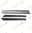 Door Mouldings Set | Ford Fiesta 1999 - 2002 | 4 Door Model | Black