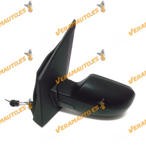 Espejo Retrovisor Ford Fusion del 2003 al 2005 Izquierdo Mecanico Negro