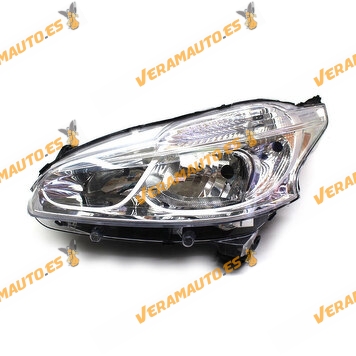 Faro Óptica Peugeot 208 De 2012 a 2015 H7+H7 Izquierdo Reg. Eléctrica Similar a 9802221880