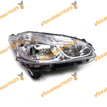 Faro Óptica Peugeot 208 De 2012 a 2015 H7+H7 Derecho Reg. Eléctrica Similar a 9802221280