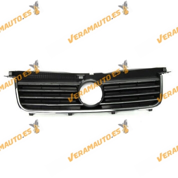 Rejilla Frente Volkswagen Passat de 2000 a 2005 delantera Cromada sin hueco de ventilacion 8B0853651H