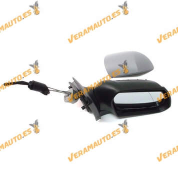 Espejo Retrovisor Ford Mondeo Del 2000 Al 2003 Con Mando Mecanico Imprimado Derecho