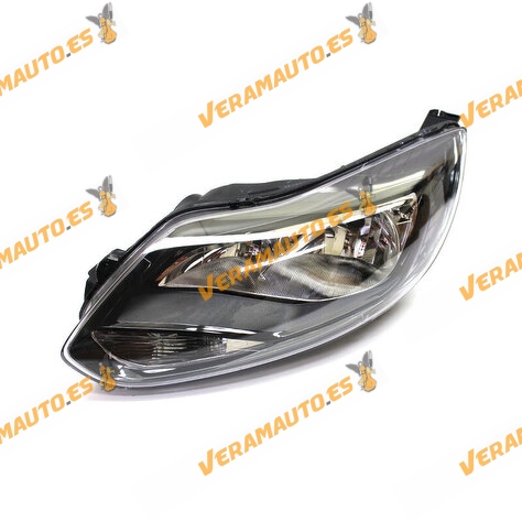 Faro Ford Focus de 2010 a 2014  | Izquierdo | Fondo Negro | H7- H1 | OEM  1710193