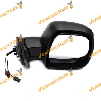 Espejo Retrovisor Citroen Berlingo Peugeot Partner de 2012 a 2018 Derecho Negro Regulacion Electrica Sonda 96777550XT