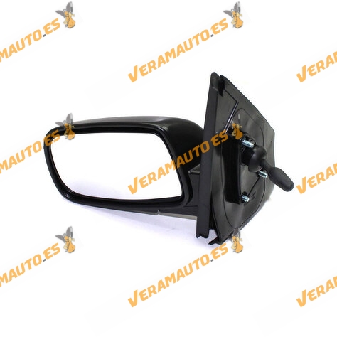 Espejo retrovisor Toyota Yaris de 1999 a 2005 Mecanico izquierdo negro