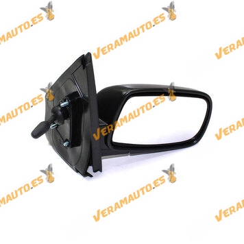 Espejo retrovisor Toyota Yaris de 1999 a 2005 Mecanico derecho negro