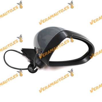 Espejo Retrovisor Opel Corsa D de 2006 al 2011 derecho electrico termico conexion de 5 pines imprimado similar 13203389