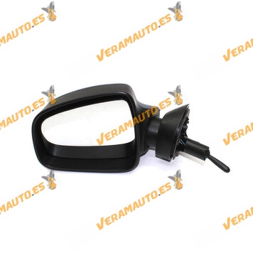 Espejo Retrovisor Dacia Duster 2013 Logan 2006 a 2013 y Sandero 2008 a 2013 Izquierdo mecanico Imprimado