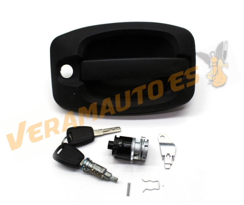 Manecilla de Puerta Citroen Jumper Fiat Ducato Peugeot Boxer (250) de 2006 a 2014 | Delantera Izquierda | Con Llaves | Negra | O