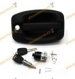 Manecilla de Puerta Citroen Jumper Fiat Ducato Peugeot Boxer (250) de 2006 a 2014 | Delantera Izquierda | Con Llaves | Negra | O