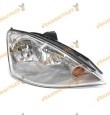 Faro / Optica Ford Focus Del 2001 Al 2004 H7-H1 Fondo Cromado Derecho