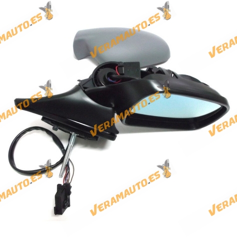 Espejo Retrovisor Peugeot 407 desde años 2004 al 2010 Electrico Termico Abatible Sensor Imprimado Derecho 8PIN