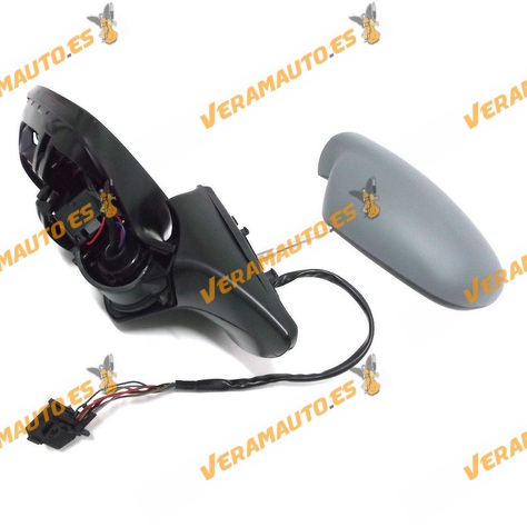 Espejo Retrovisor Peugeot 407 desde años 2004 al 2010 Electrico Termico Abatible Sensor Imprimado Derecho 8PIN