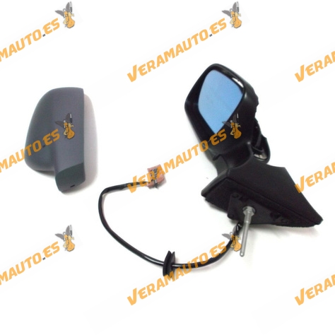 Espejo Retrovisor Peugeot 407 del 2004 en adelante Electrico Termico Imprimado Izquierdo OEM similar 8149VF