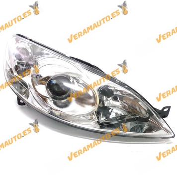 Faro Peugeot 407 Lamparas H1 y H7 Con Motor De 2004 a 2009 Electrico Derecho