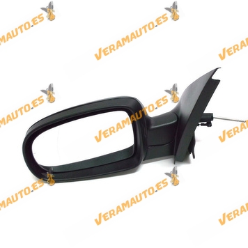 Rear view Mirror Opel Corsa from 2000 to 2006 with Mechanical Control Black Left