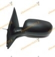 Espejo Retrovisor Opel Corsa De 2000 Al 2006 Con Mando Mecanico Negro Izquierdo