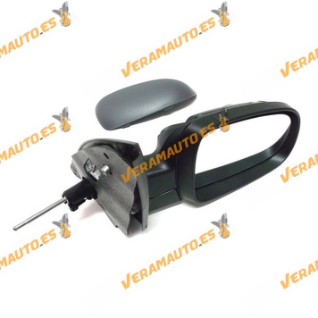 Espejo Retrovisor Opel Corsa De 2000 Al 2006 Con Mando Mecanico Imprimado Derecho