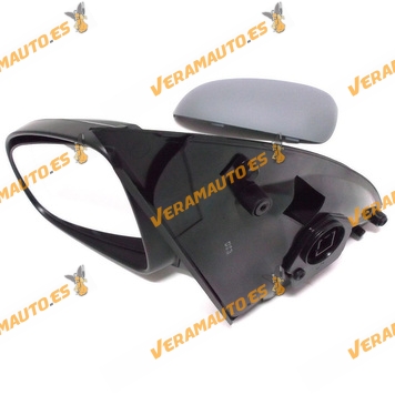 Espejo Retrovisor Opel Corsa De 2000 Al 2006 Con Mando Electrico Termico Imprimado Izquierdo