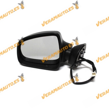 Espejo Retrovisor Dacia Duster 2013 Logan 2006 a 2013 y Sandero 2008 a 2013 Izquierdo electrico termico Negro 6001549678