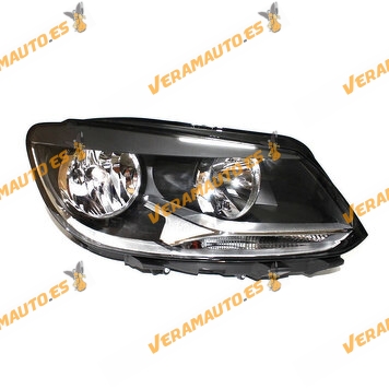 Faro Volkswagen Touran Caddy III desde 2010 hasta 2015 electrico Lamparas H7 y H15 Derecho