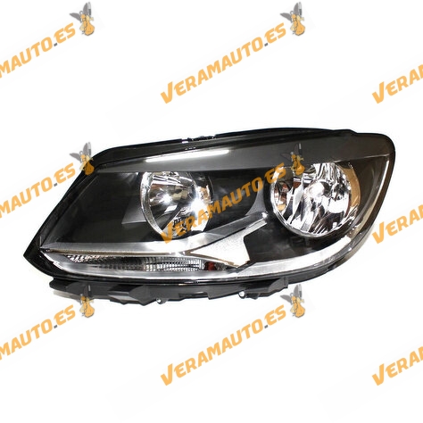 Faro Volkswagen Touran Caddy III Desde 2010 hasta 2015 electrico Lamparas H7 y H15 Izquierdo