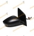 Espejo retrovisor derecho mecánico negro  Volkswagen polo V de 2009