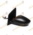 Espejo retrovisor Izquierdo mecánico negro  Volkswagen polo V de 2009