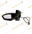 Espejo retrovisor Izquierdo mecánico negro  Volkswagen polo V de 2009