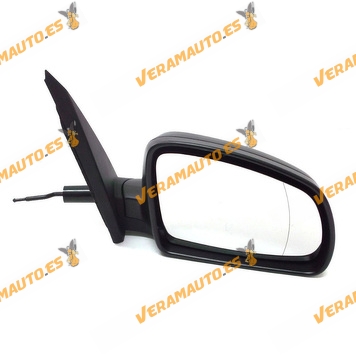 Rear view Mirror Opel Meriva from 2003 to 2010 with Mechanical Control Aspheric Black Right
