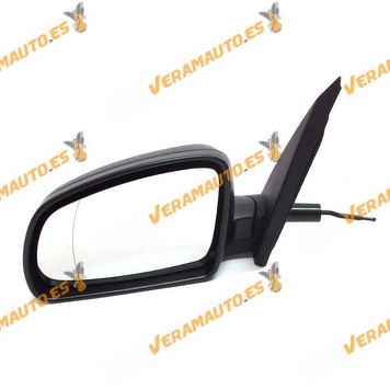Rear view Mirror Opel Meriva from 2003 to 2010 with Mechanical Control Aspheric Black Left