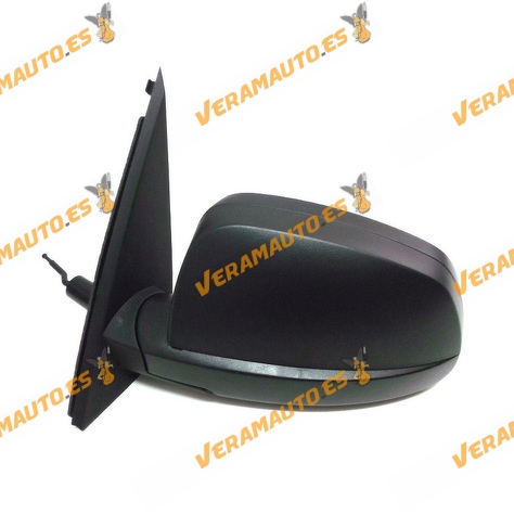 Espejo Retrovisor Opel Meriva De 2003 al 2010 Con Mando Mecanico Asferico Negro Izquierdo