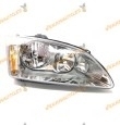 Faro Ford Focus de 2004 al 2007 h7-h1 fondo cromado derecho