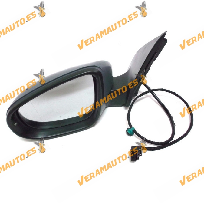 Espejo Retrovisor Volkswagen Golf VI de 2008 al 2014 electrico termico intermitente imprimado 7 pin izquierdo similar 5K0857501