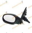 Espejo Retrovisor Peugeot 206 de 1998 al 2009 con mando mecanico negro izquierdo
